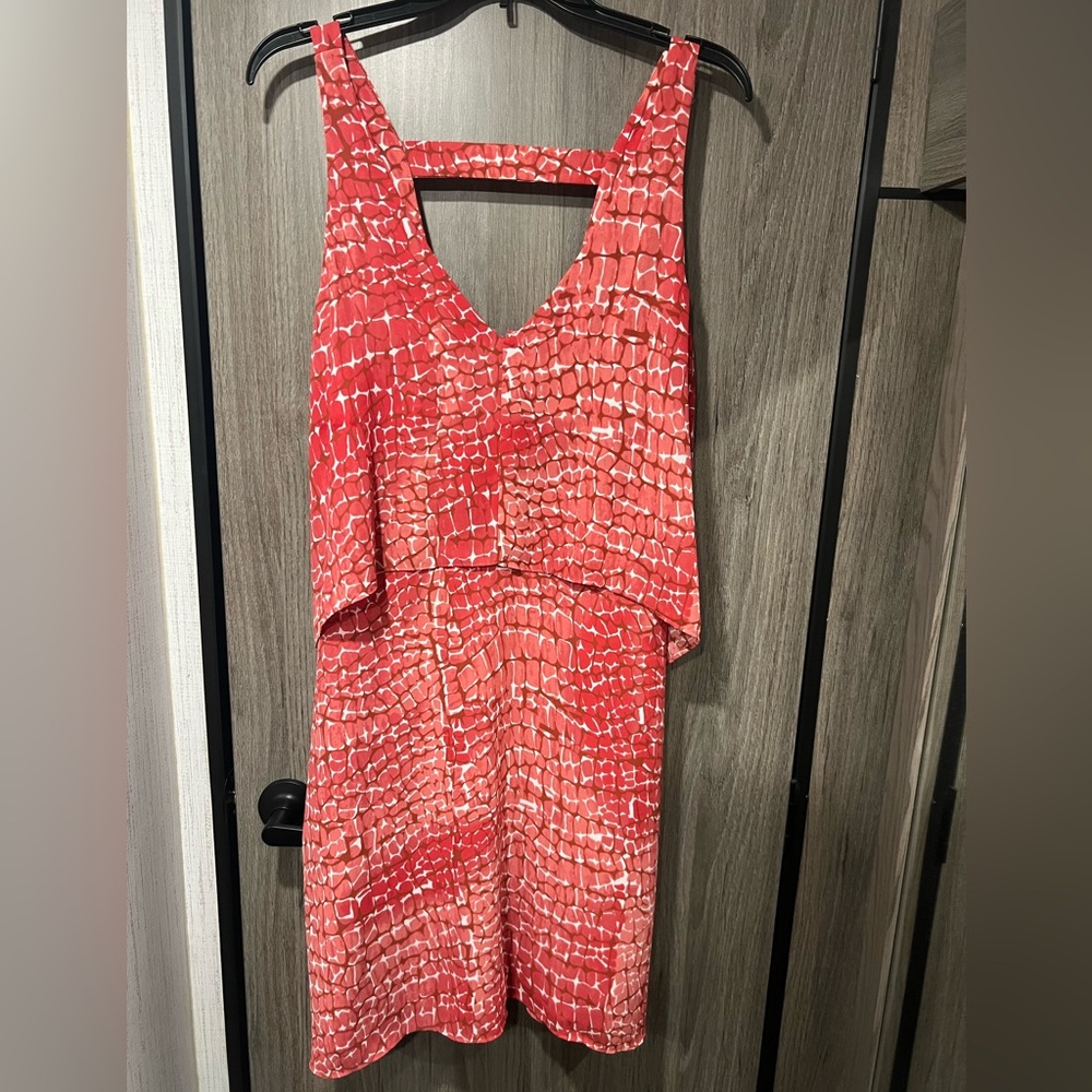 White House Black Market Sleeveless Print Dress